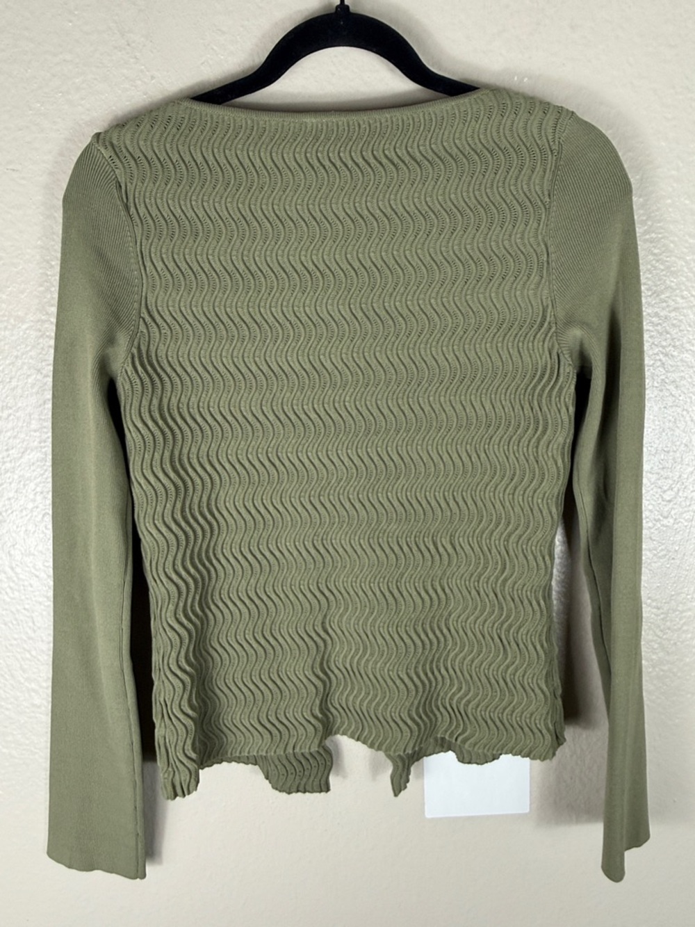 Cult Gaia Troi Knit Top In Olive - Picture 8 of 8